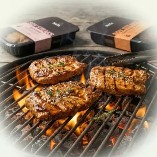 Plant-based grilled skewers