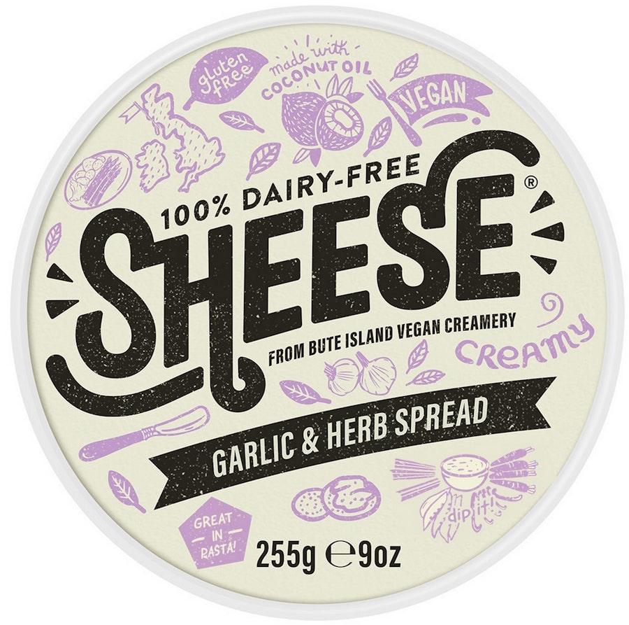 Sheese Creamy Garlic & Herb 255g